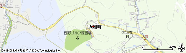 広島県三原市大畑町周辺の地図