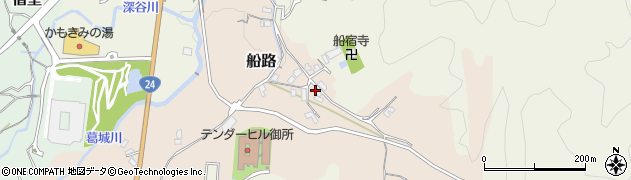 奈良県御所市船路334周辺の地図