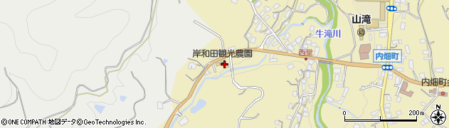 大阪府岸和田市内畑町3395周辺の地図