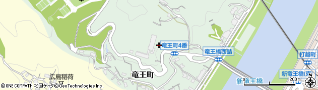 広島県広島市西区竜王町周辺の地図