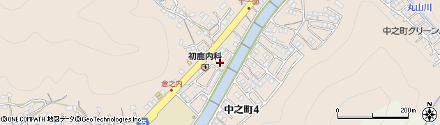 倉之内住宅周辺の地図