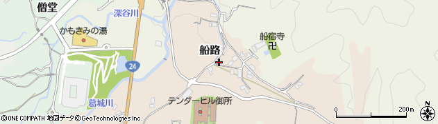 奈良県御所市船路362周辺の地図