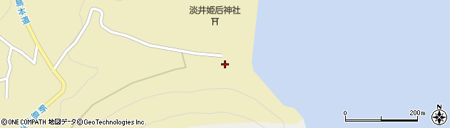 東京都新島村若郷（新田）周辺の地図