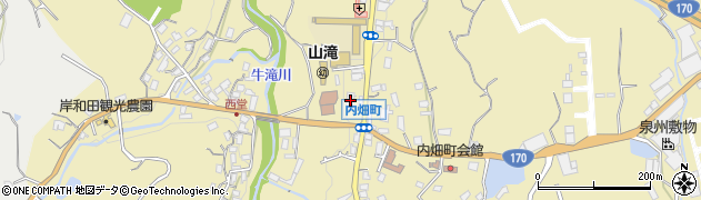 大阪府岸和田市内畑町1035周辺の地図