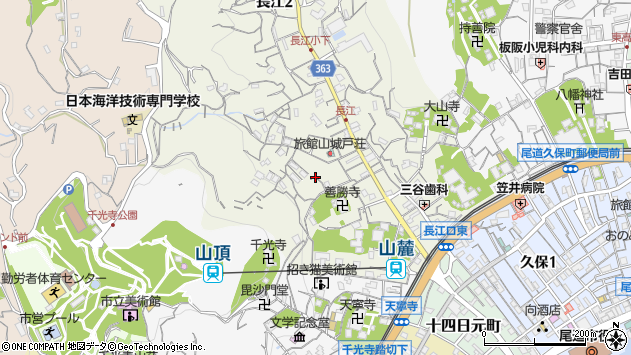 〒722-0046 広島県尾道市長江の地図