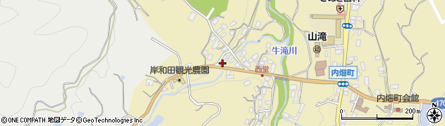 大阪府岸和田市内畑町3923周辺の地図