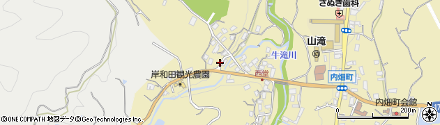 大阪府岸和田市内畑町3405周辺の地図