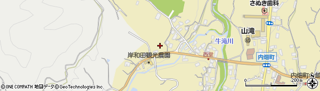 大阪府岸和田市内畑町3413周辺の地図
