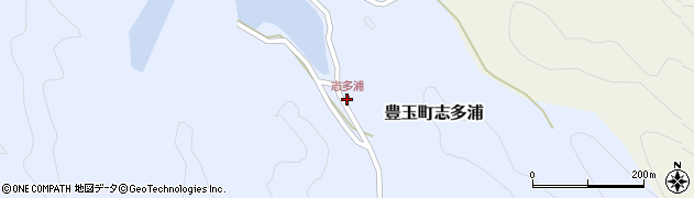 志多浦周辺の地図
