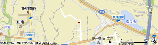 大阪府岸和田市内畑町1599周辺の地図