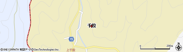 奈良県吉野町（吉野郡）千股周辺の地図