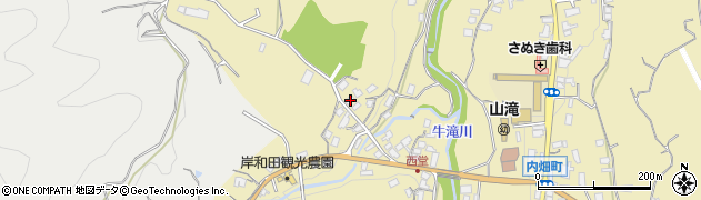 大阪府岸和田市内畑町3427周辺の地図
