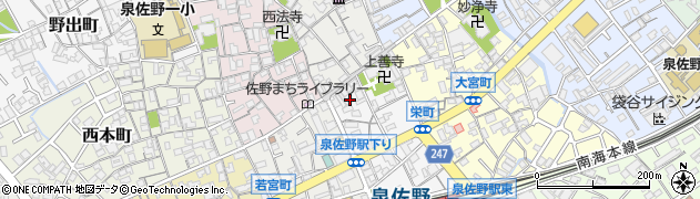 大阪府泉佐野市栄町9周辺の地図