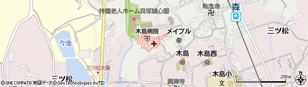 大阪府貝塚市森865周辺の地図