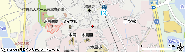 大阪府貝塚市森650周辺の地図
