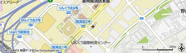ハタゴイン関西空港周辺の地図