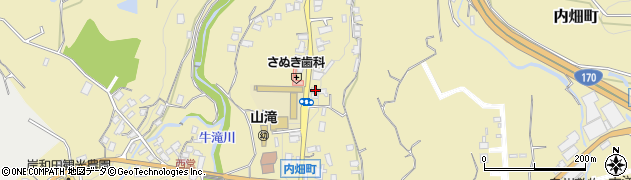 大阪府岸和田市内畑町838周辺の地図