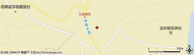 東京都新島村若郷（野原淡井道南）周辺の地図