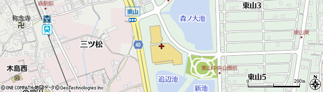 コーナン貝塚東山店周辺の地図