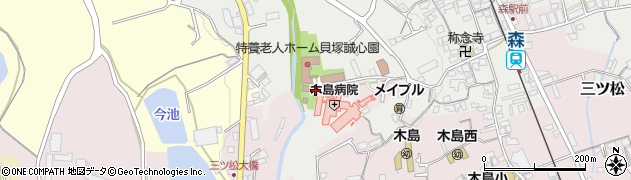 大阪府貝塚市森897周辺の地図