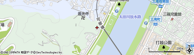 広島県広島市西区竜王町1周辺の地図