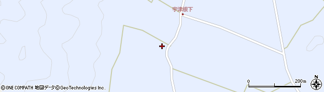 山口県山口市阿東徳佐中下宇津根1950周辺の地図