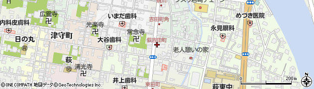 吉田町周辺の地図