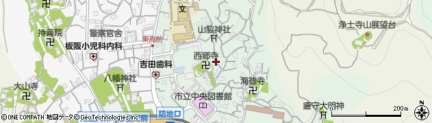 広島県尾道市東久保町周辺の地図