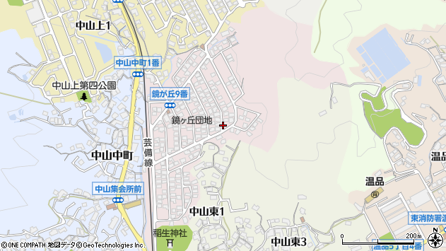 〒732-0022 広島県広島市東区中山鏡が丘の地図