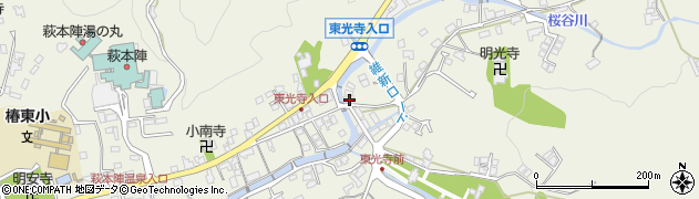 山口県萩市椿東中の倉2276周辺の地図