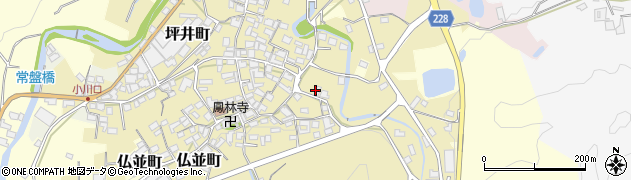 大阪府和泉市坪井町周辺の地図
