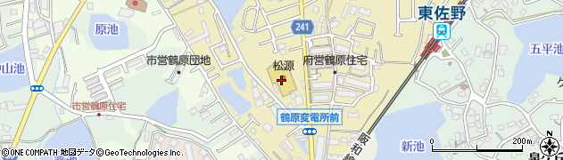 株式会社フランス屋　松源泉佐野店周辺の地図