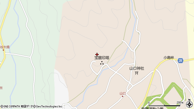 〒639-3101 奈良県吉野郡吉野町山口の地図