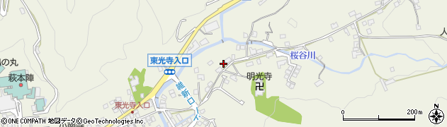 山口県萩市椿東中の倉2239周辺の地図