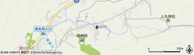 山口県萩市椿東中の倉1721周辺の地図