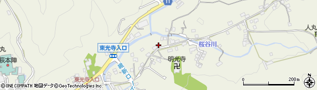 山口県萩市椿東中の倉2241周辺の地図
