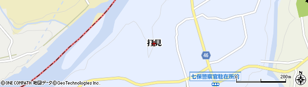 三重県大紀町（度会郡）打見周辺の地図
