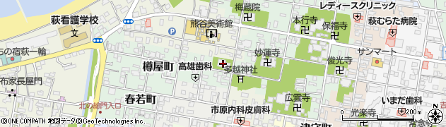 靈巖寺周辺の地図