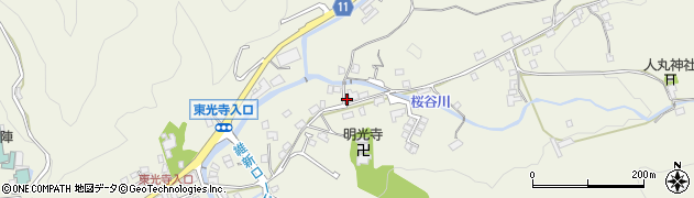 山口県萩市椿東中の倉2245周辺の地図
