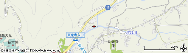 山口県萩市椿東中の倉2231周辺の地図