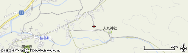 山口県萩市椿東中の倉1796周辺の地図