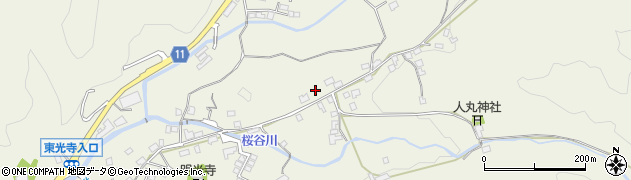 山口県萩市椿東中の倉1757周辺の地図