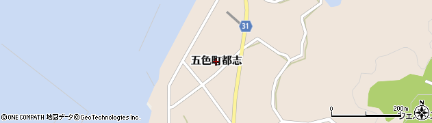 兵庫県洲本市五色町都志周辺の地図