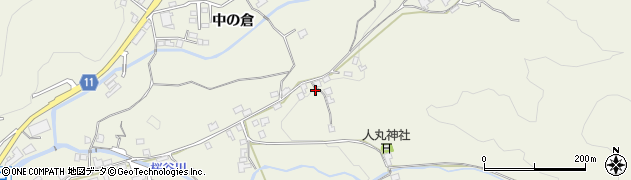山口県萩市椿東中の倉1795周辺の地図