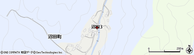広島県三原市沼田3丁目周辺の地図