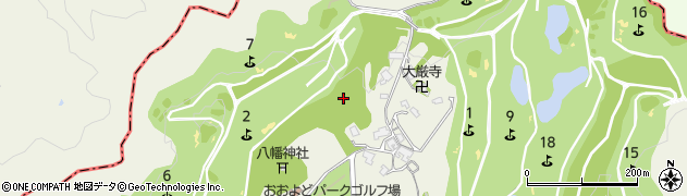 奈良県大淀町（吉野郡）大岩周辺の地図