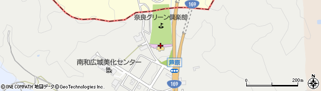 奈良グリーン倶楽部周辺の地図