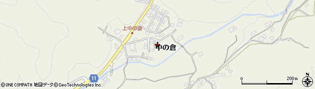 山口県萩市椿東中の倉1844周辺の地図