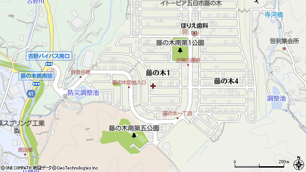 〒731-5103 広島県広島市佐伯区藤の木の地図