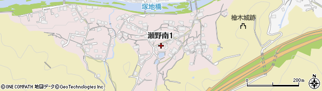 広島県広島市安芸区瀬野南周辺の地図
